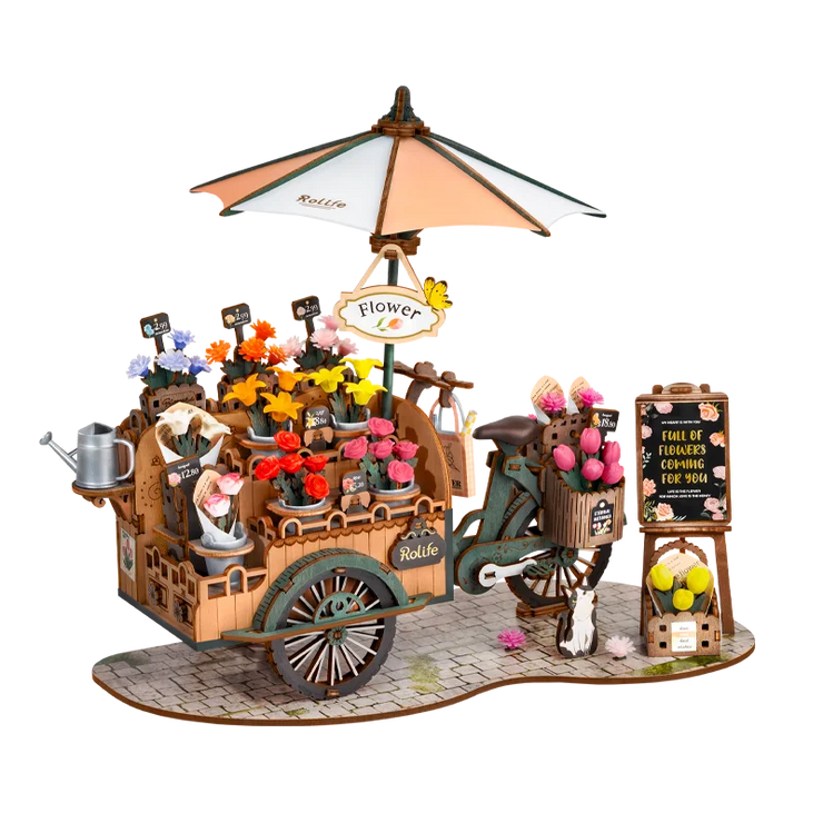 Blossom Cart 3D Wooden Puzzle TGS03