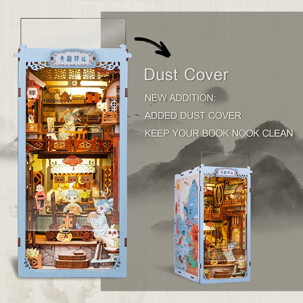 Azure Phoenix Lodge DIY Book Nook Kit