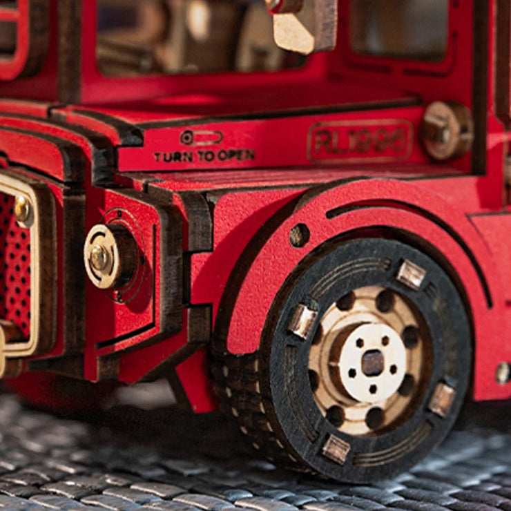 London Tour Bus 3D Wooden Puzzle TGM02