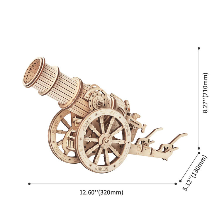 Wheeled Siege Artillery KW801 & Siege Heavy Ballista KW401 3D Wooden Puzzle